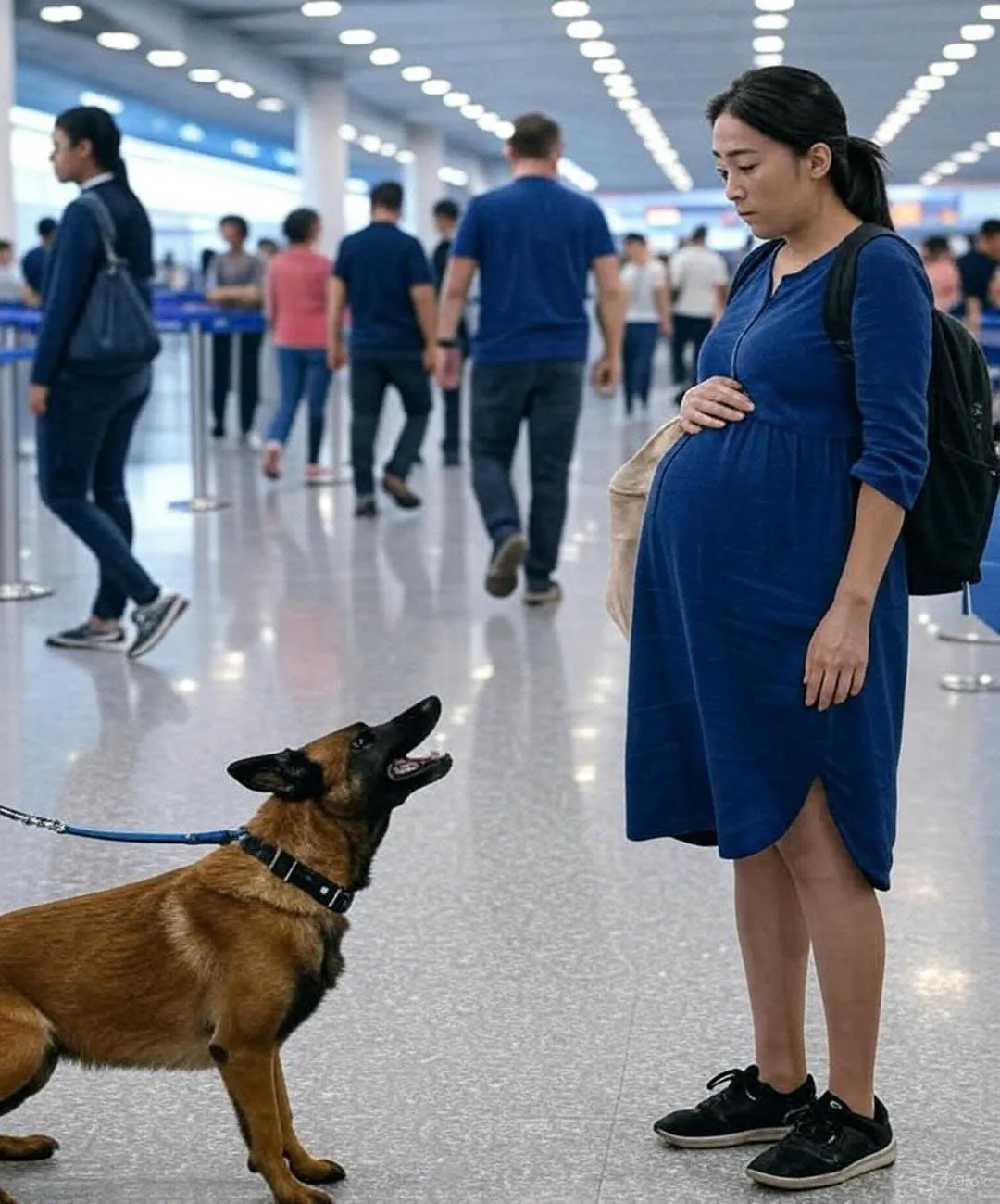 Chiếc vali bị bỏ quên, chú chó hỗ trợ, và một sự sống được giữ lại vào phút cuối