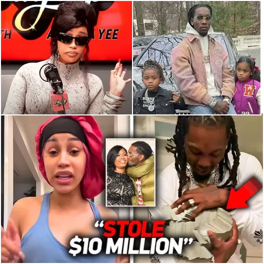 Cardi B publicly revealed Offset's debt, suspecting his mother was behind it