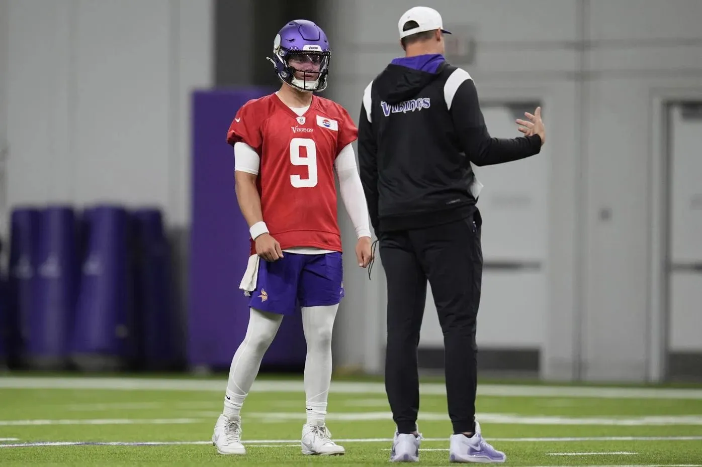 JJ McCarthy Turns Heads With Devastatingly Effective Stat Line at Vikings OTAs JJ McCarthy Turns Heads With Devastatingly Effective Stat Line at Vikings OTAs