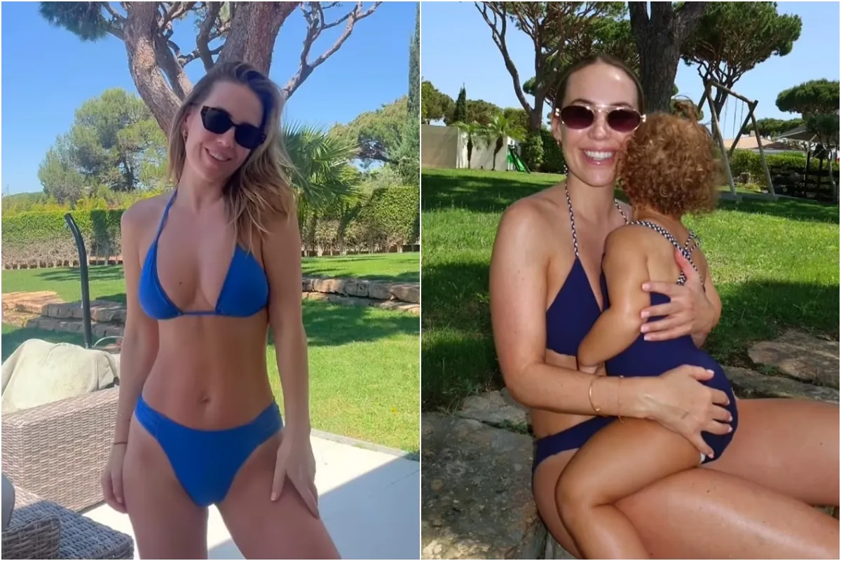 Kate Ferdinand shows off her incredible figure in a series of bikinis as she shares sun-soaked snaps from family half term holiday ngocc