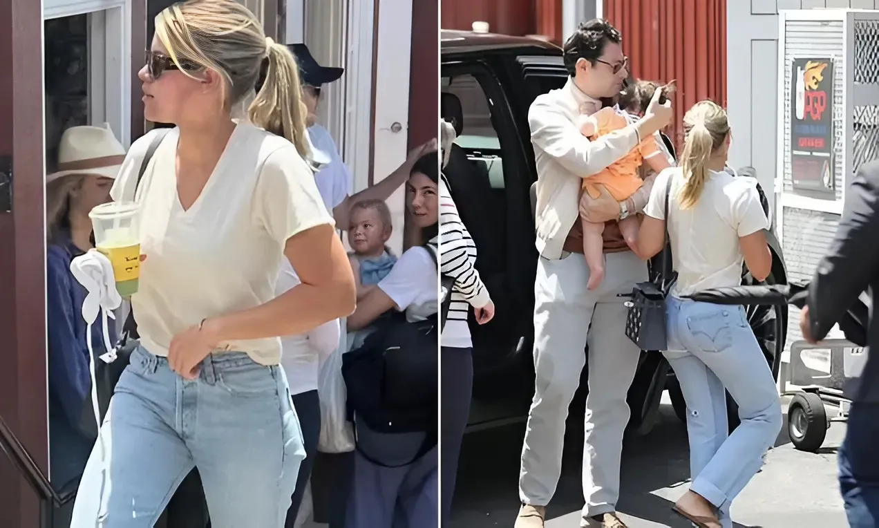 Sofia Richie and husband Elliot Grainge spotted on rare outing with daughter Eloise after marking milestone