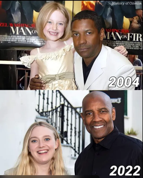 Denzel Washington and Dakota Fanning