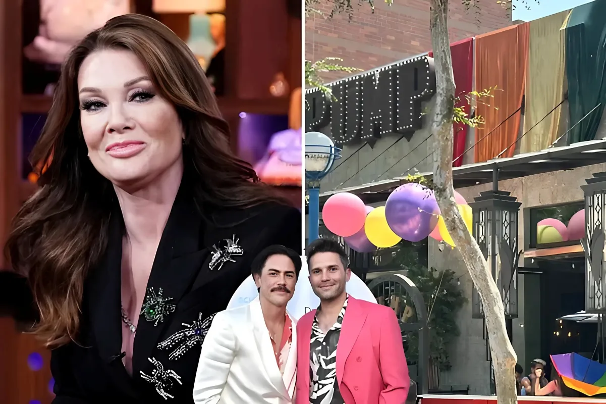 Lisa Vanderpump covers up Tom Schwartz and Tom Sandoval’s bar TomTom’s sign in shady move at West Hollywood Pride - lulu