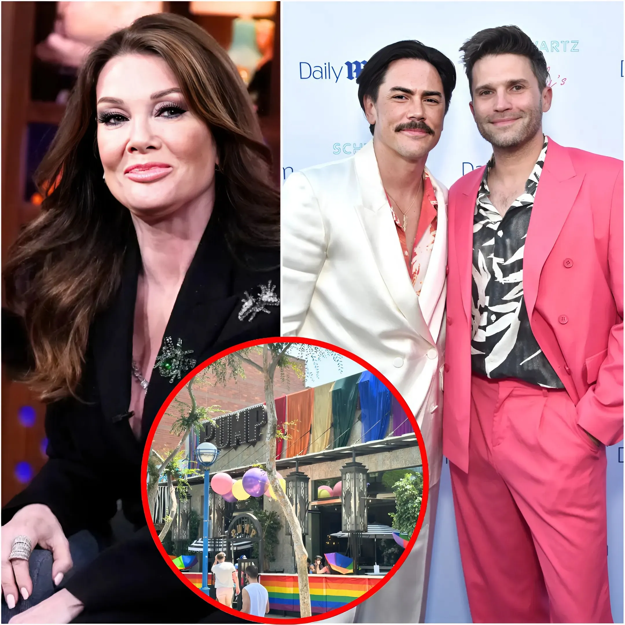 Lisa Vanderpump covers up Tom Schwartz and Tom Sandoval’s bar TomTom’s sign in shady move at West Hollywood Pride