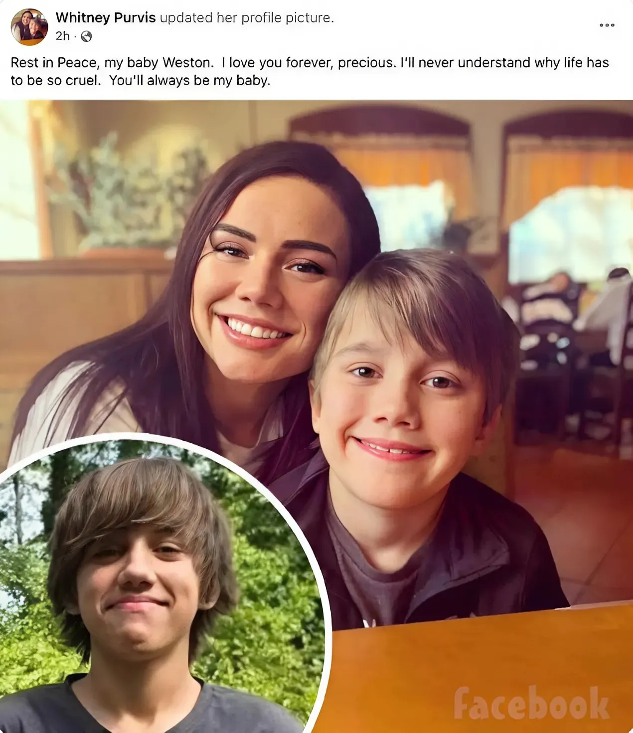 ’16 and Pregnant’ Star Whitney Purvis’ Son Weston Jr. Gosa Dead at 16: ‘I’ll Never Understand’