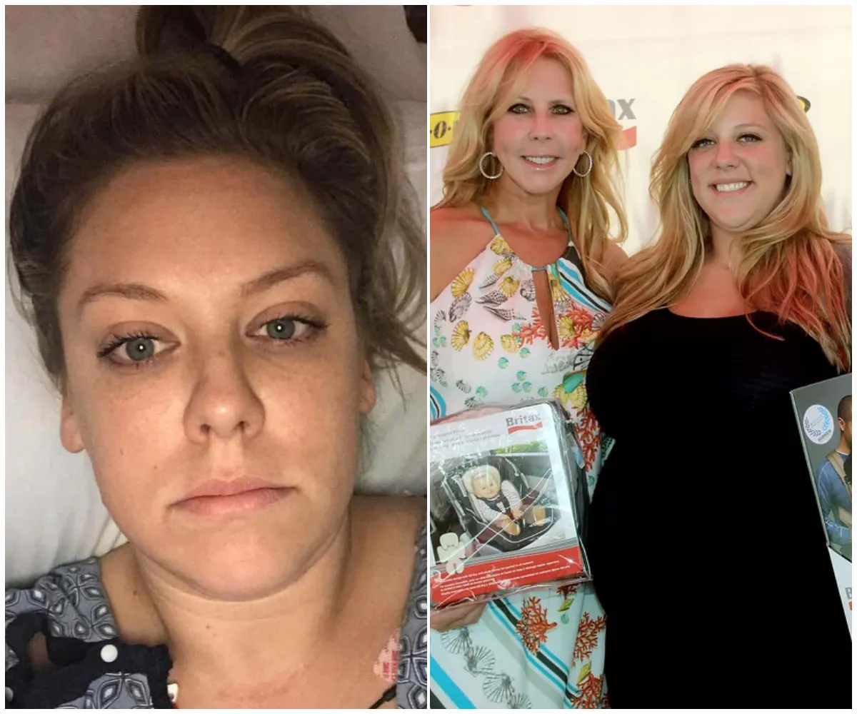 Breakingnews Please keep Vicki Gunvalson’s daughter, Briana Culberson, in your prayers after the heartbreaking new health update 💔🙏 - suong