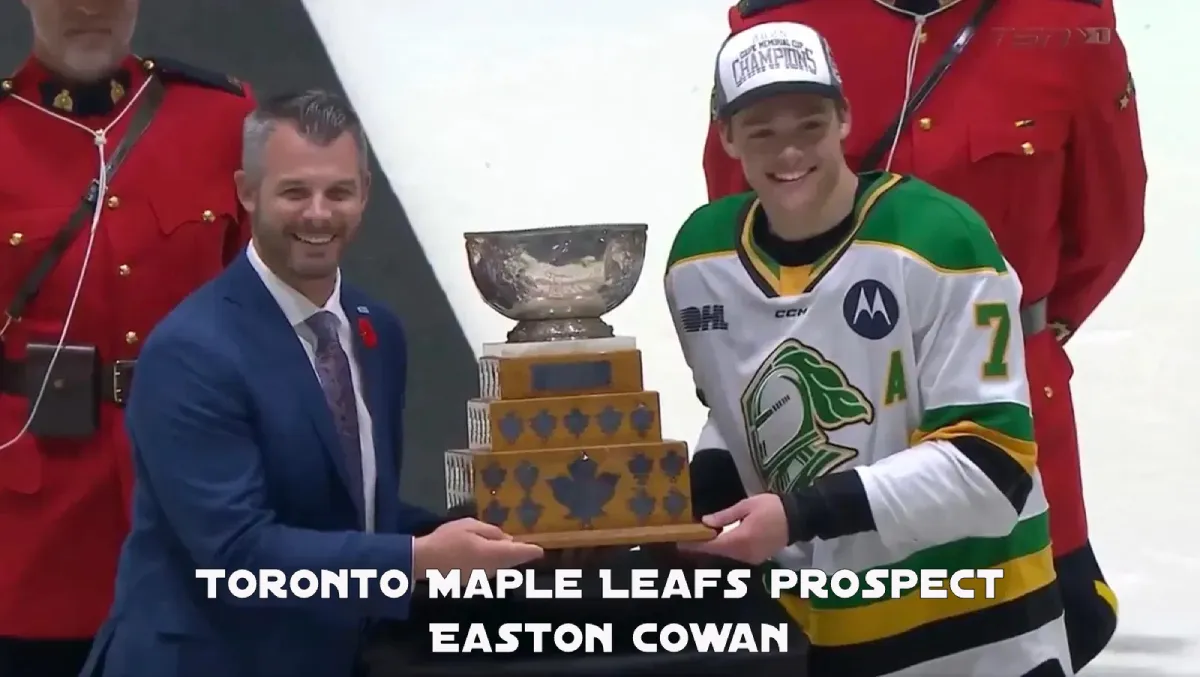 Maple Leafs Prospect Easton Cowan Dominates Memorial Cup, Validates Return To Junior Decision