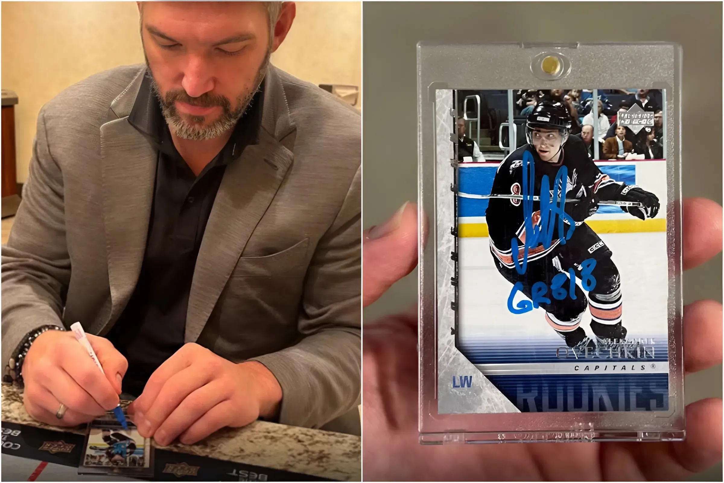 Rare Alex Ovechkin Autographed Rookie Cards Featured in Upper Deck’s 2024-25 Extended Series trucc