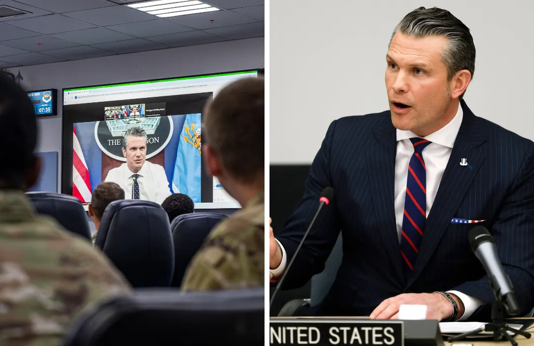 Hegseth Breaks Tradition by Skipping Key Ukraine Defense Meeting, Reflecting a Shift in U.S. Strategy