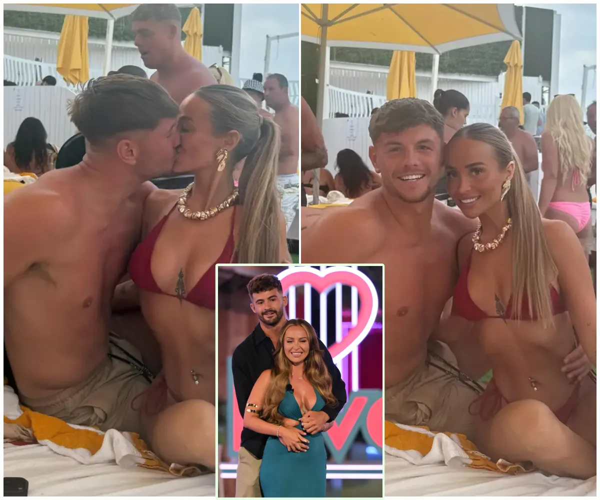 Love Island’s Nicole Samuel confirms new romance with hunky rugby star Dylan Williams in steamy Ibiza snaps – just six months after shock split from villa boyfriend Ciaran Davies - suong
