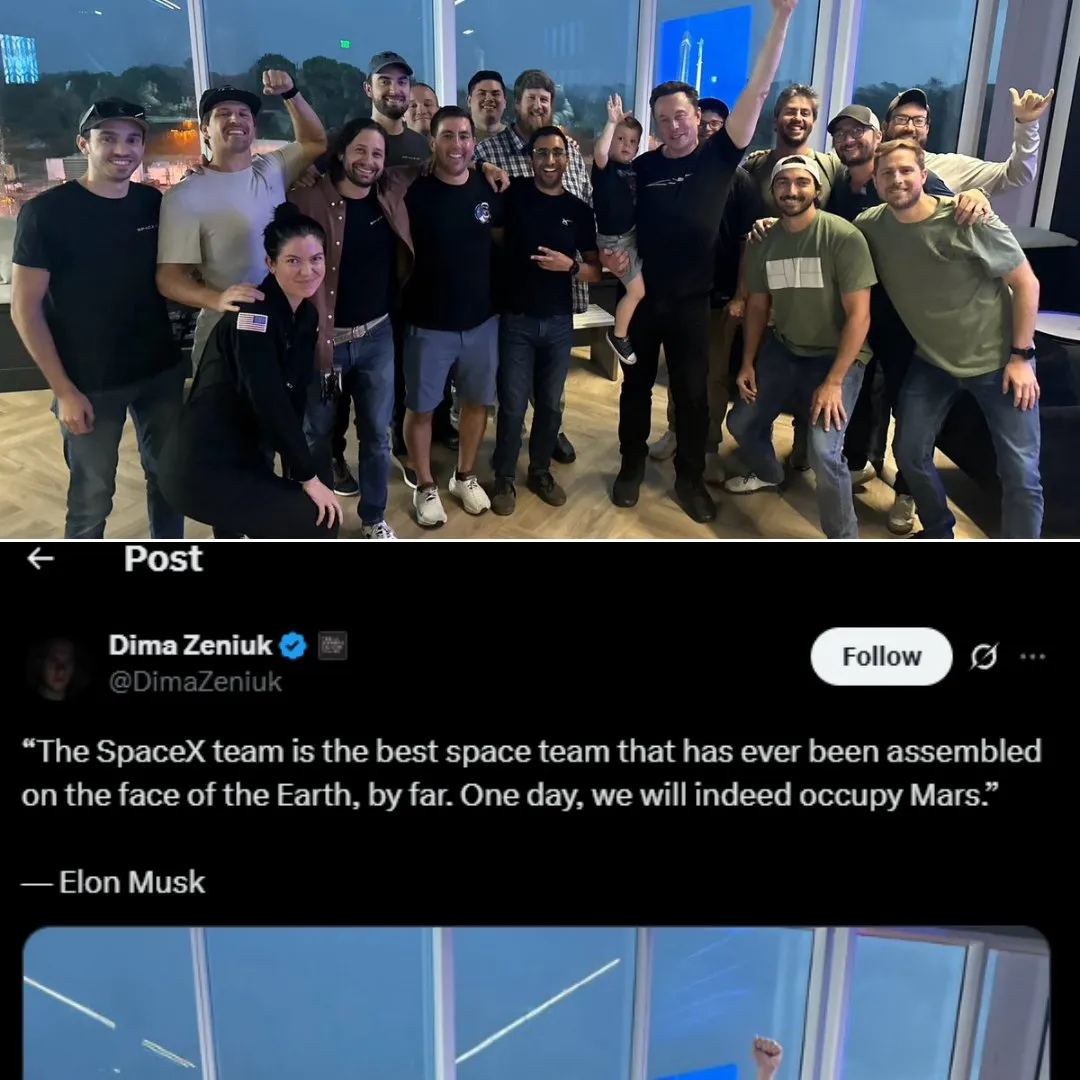 Musk Confidently Declares SpaceX the Best Team in the Space Tech Industry in the World Musk Confidently Declares SpaceX the Best Team in the Space Tech Industry in the World