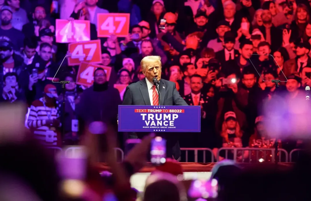 Crowds Roar as Trump Promises Four More Years and Teases the Possibility of Eight