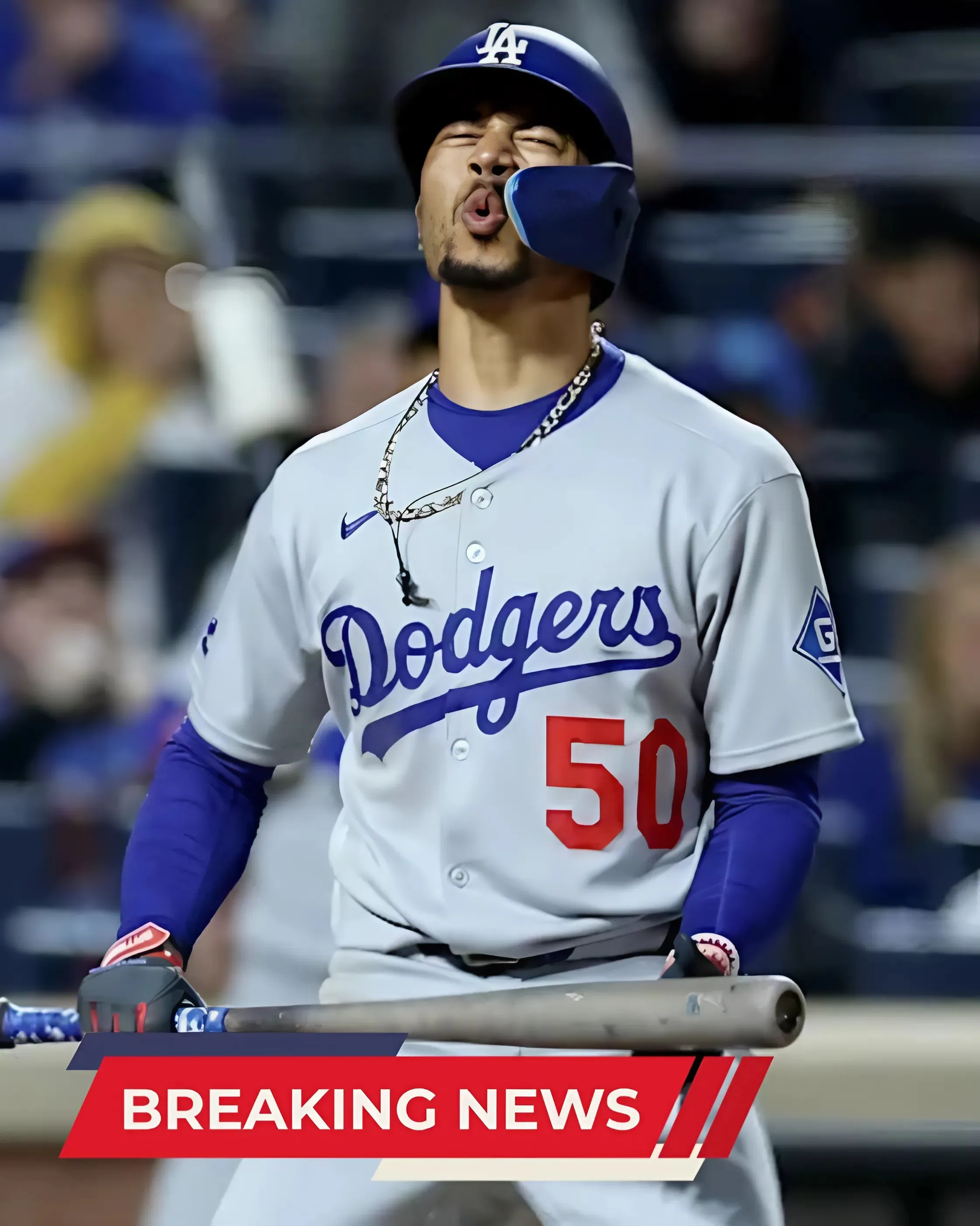 Dodgers’ Mookie Betts reveals details behind broken toe