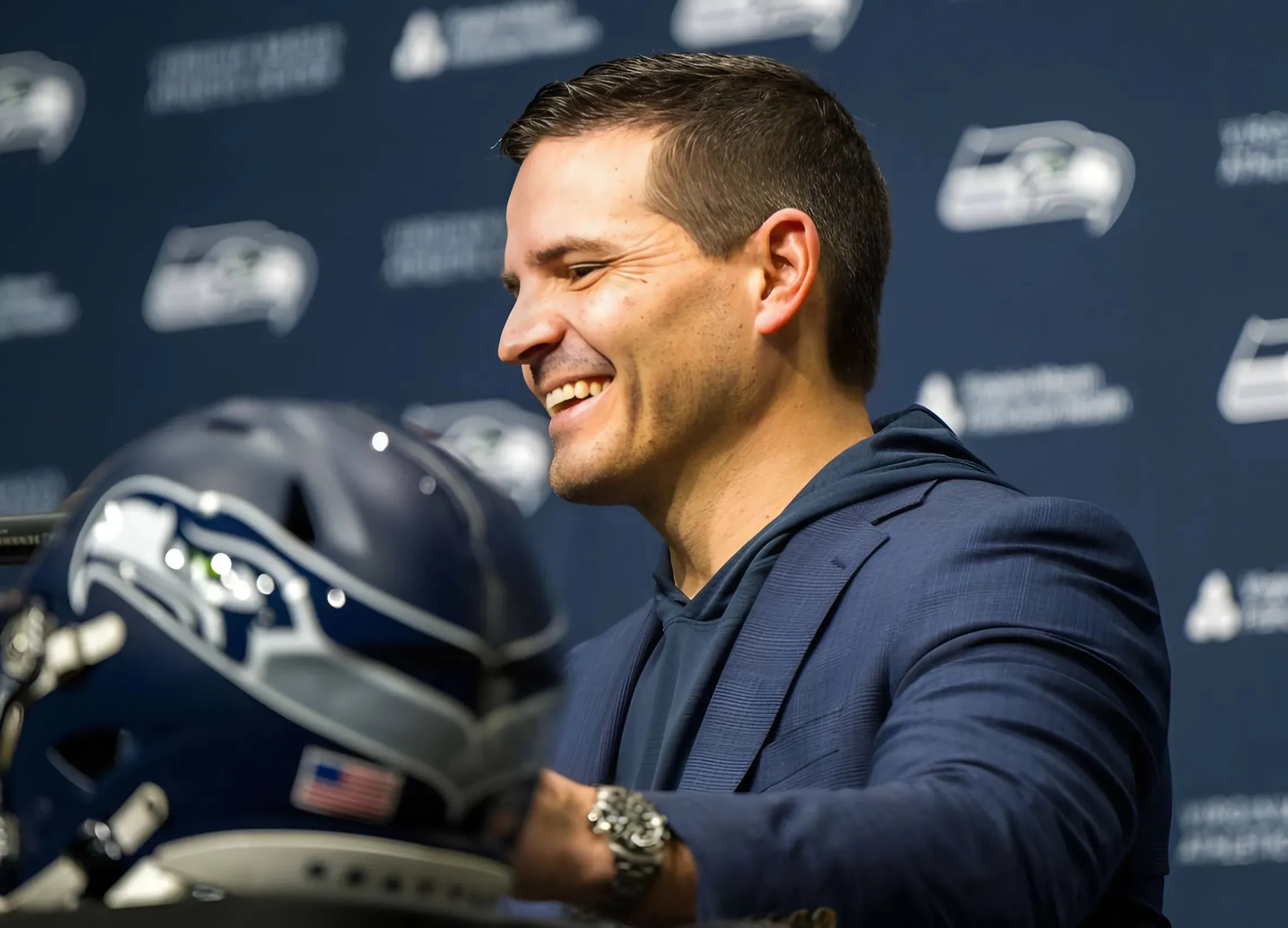 Seahawks’ Mike Macdonald dismisses ‘crazy’ Sam Darnold question amid OTA struggles