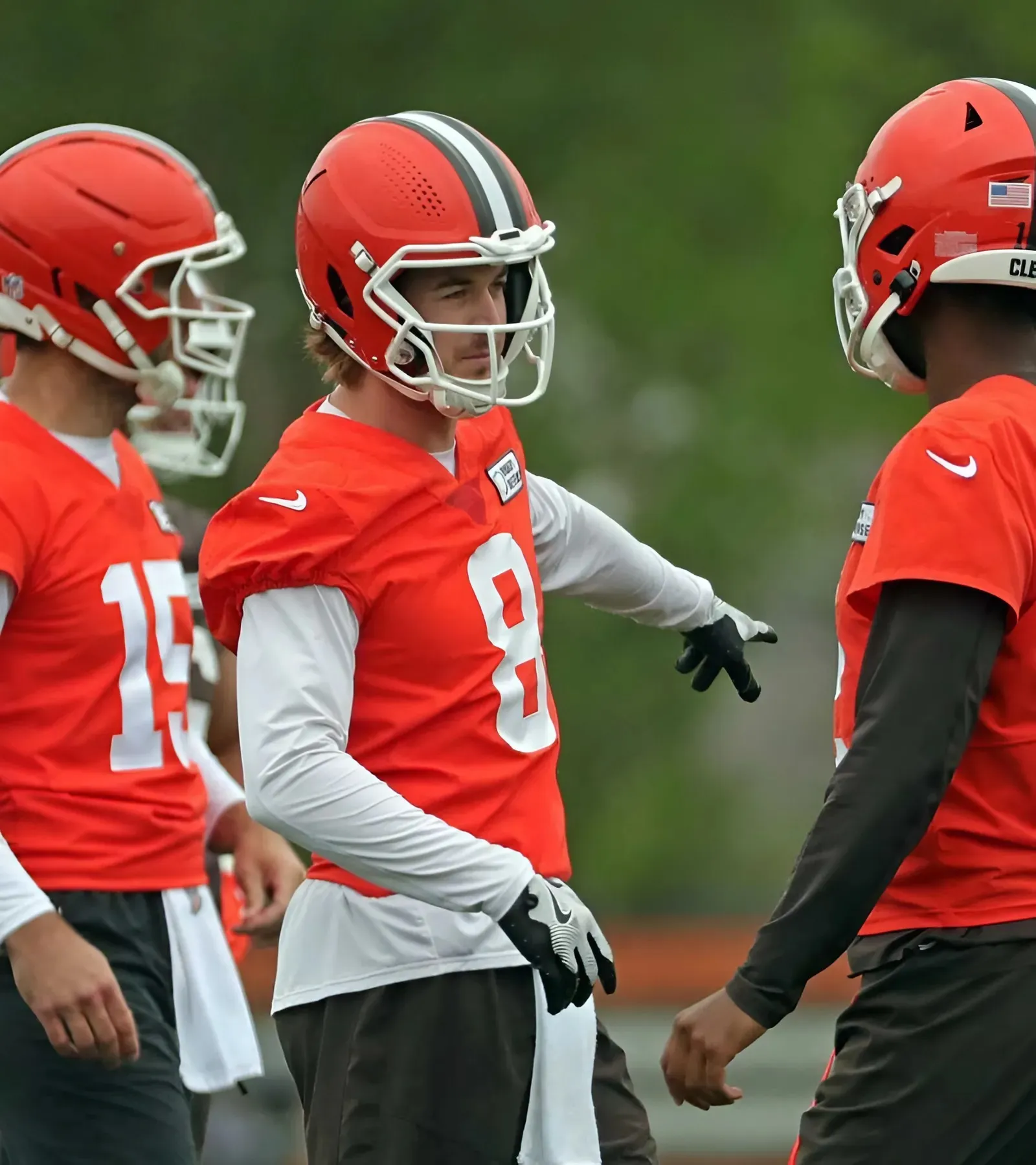 Browns offensive coordinator Tommy Rees says any of the four quarterbacks can win the starting job