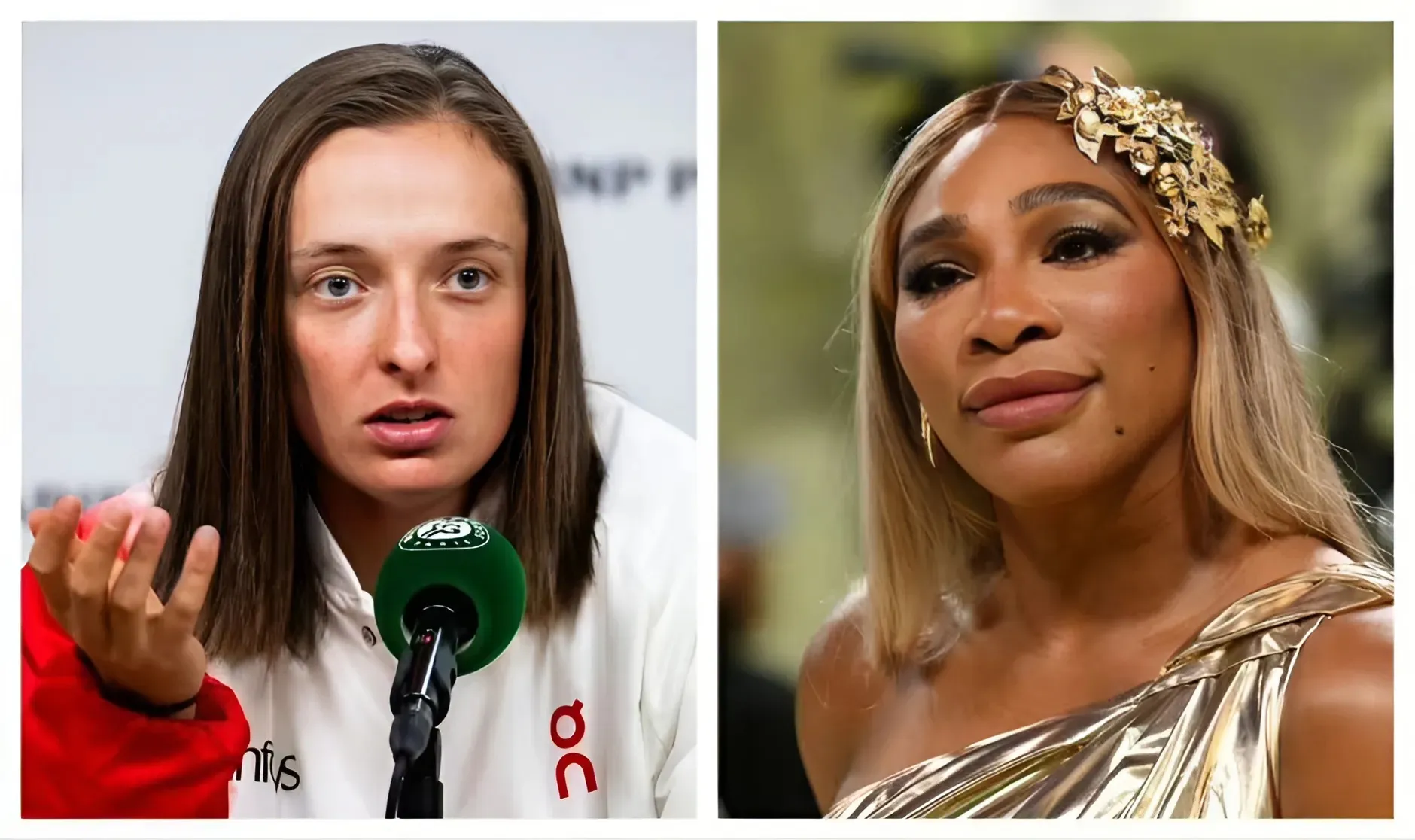 Iga Swiatek put in her place with Serena Williams comment as French Open controversy grows