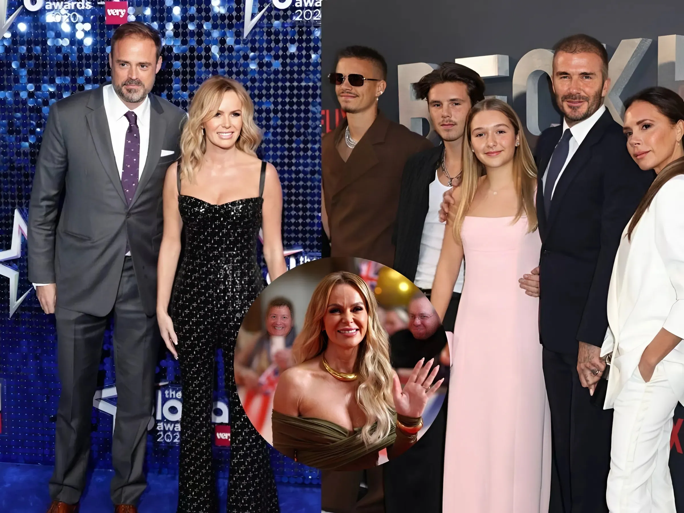 Amanda Holden tells co-star to 'stop it' after he makes savage dig at Beckhams