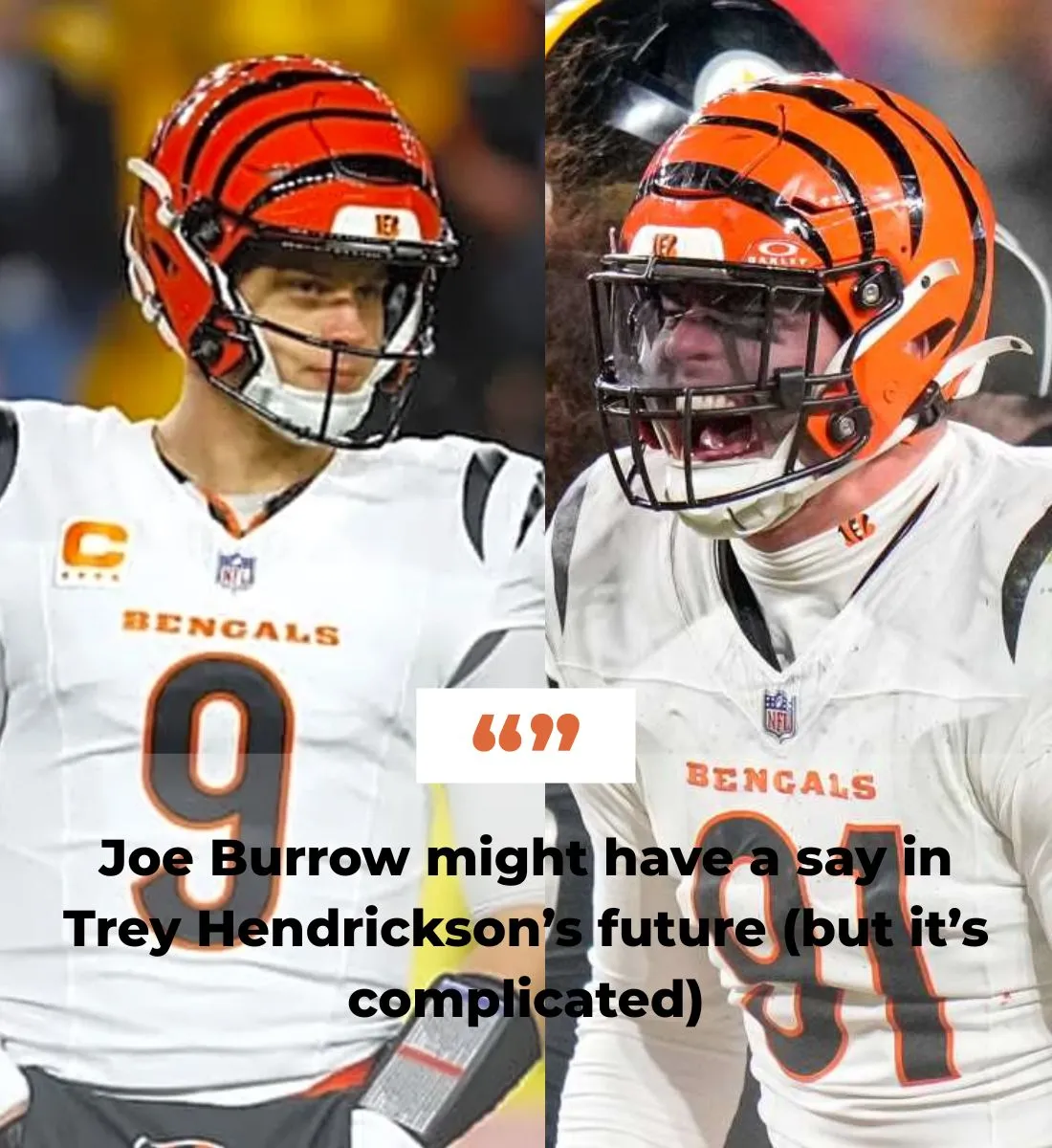 Joe Burrow might have a say in Trey Hendrickson’s future (but it’s complicated)