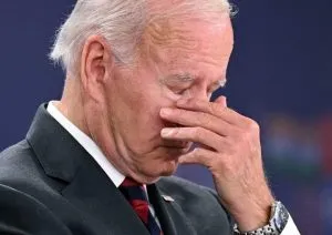 P2. Joe Biden with tears in his eyes make the sad announcement