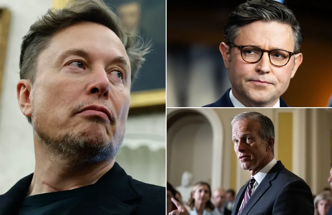 Johnson and Thune Fire Back at Musk’s Brutal Attack