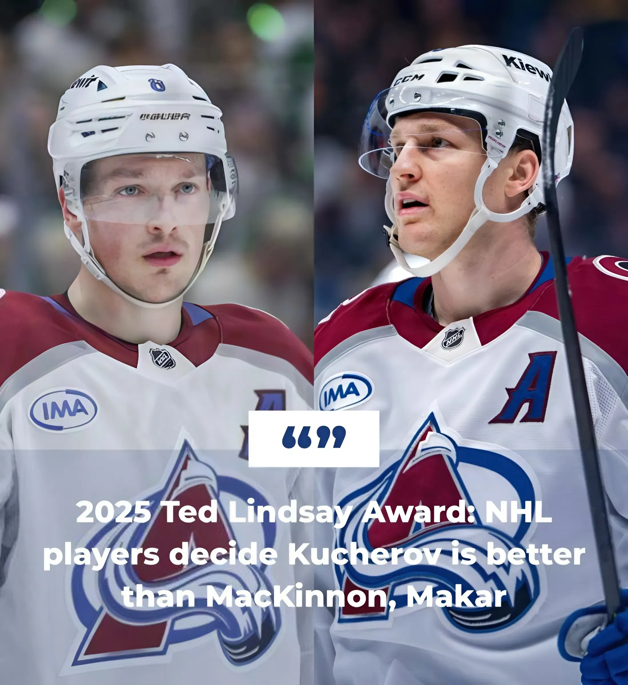 2025 Ted Lindsay Award: NHL players decide Kucherov is better than MacKinnon, Makar