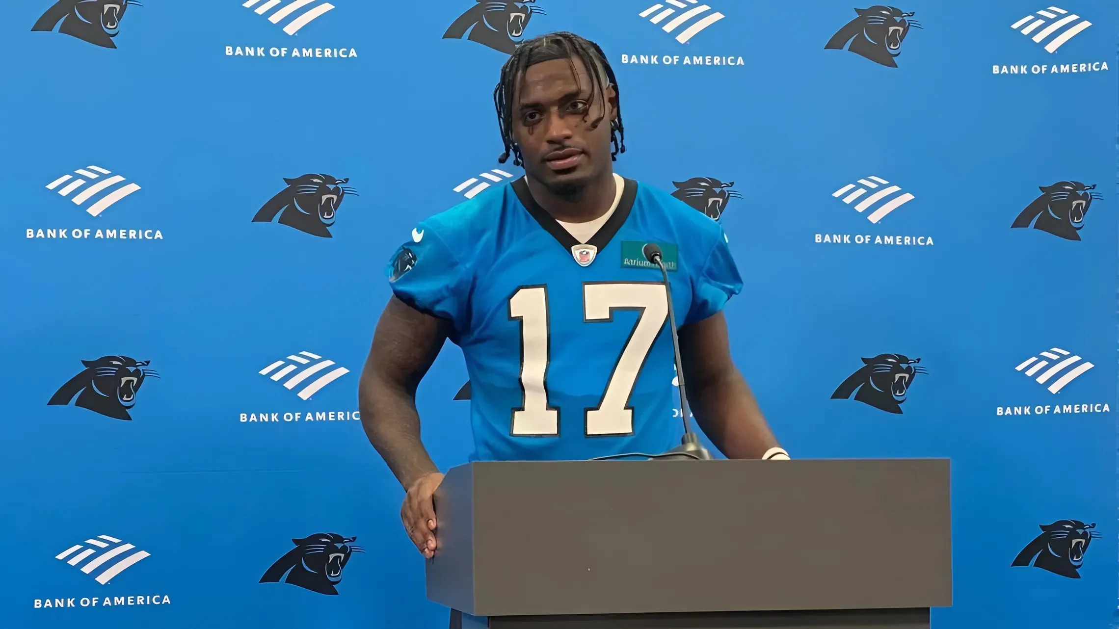 Panthers WR Xavier Legette featured on cover art for rapper's upcoming single