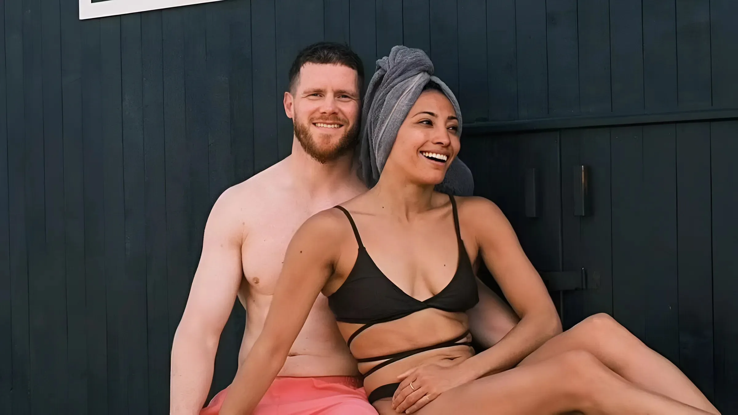 Strictly's Karen Hauer looks smitten with boyfriend Simon Davidson as they relax on holiday