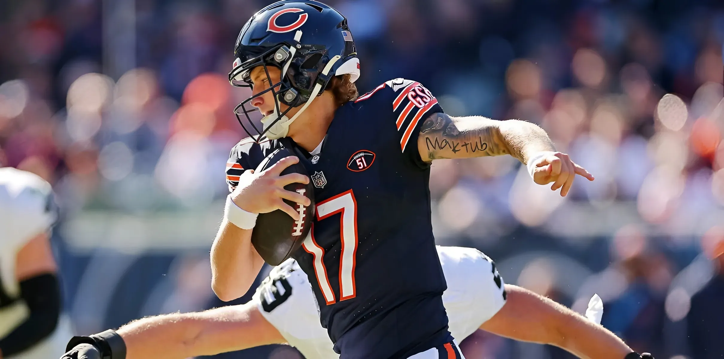 Bears QB Tyson Bagent Has Blunt Message on Competing With Case Keenum