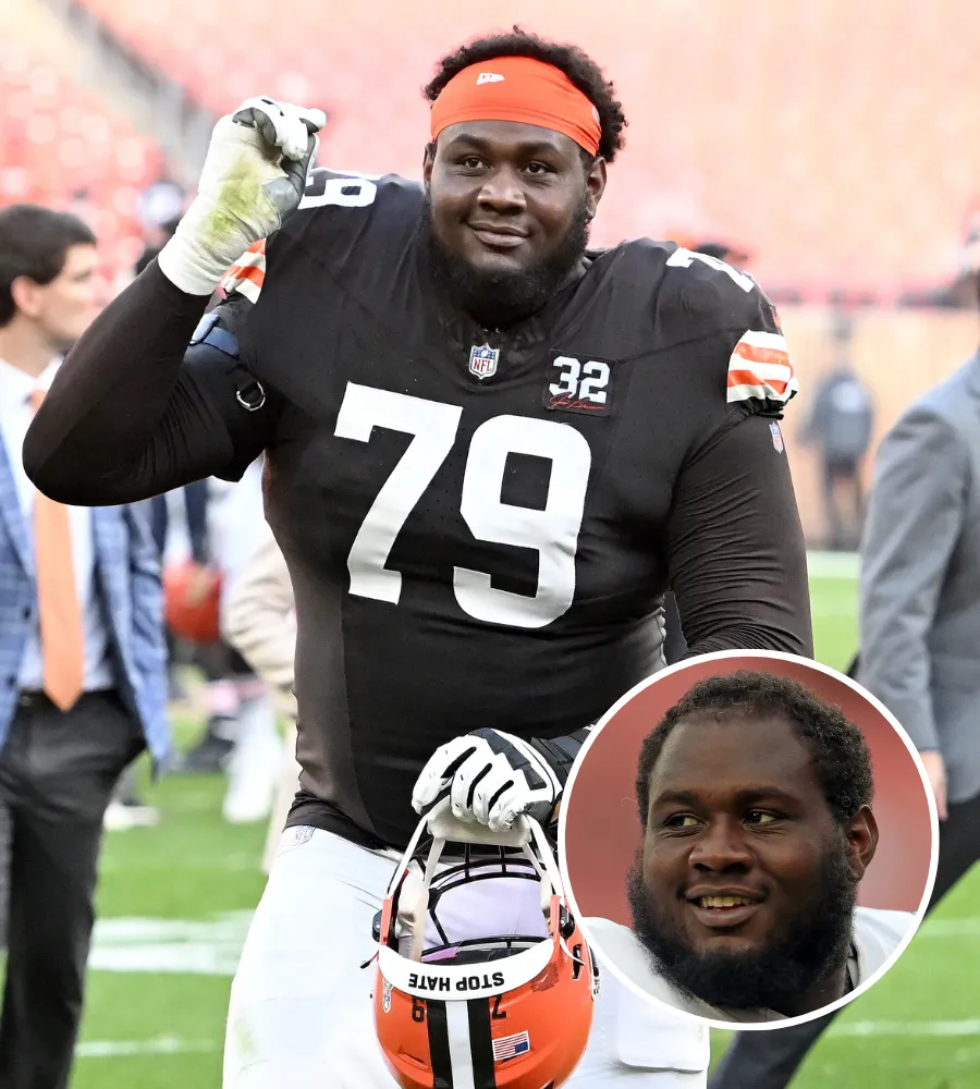 Browns Tackle Dawand Jones Embraces Left Side Challenge: "If Wirfs Can Do It, So Can I"