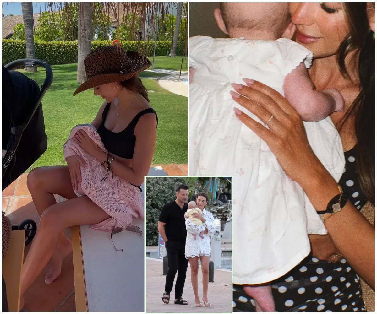 “Princess P’s first getaway!” – Michelle Keegan melts hearts as she shares dreamy snaps from baby Palma’s first holiday abroad… and finally reveals her daughter’s sweet nickname - suong