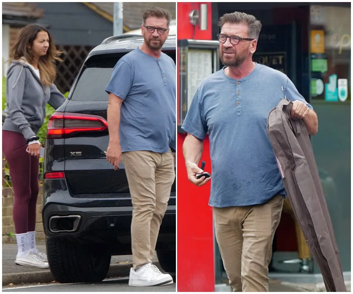 From beer buses to designer gowns and celebrity guests – Nick Knowles, 62, and fiancée Katie Dadzie, 34, gear up for a ‘no-expense-spared’ six-figure wedding weekend in Essex amid age-gap backlash and 'gold-digger' whispers - suong