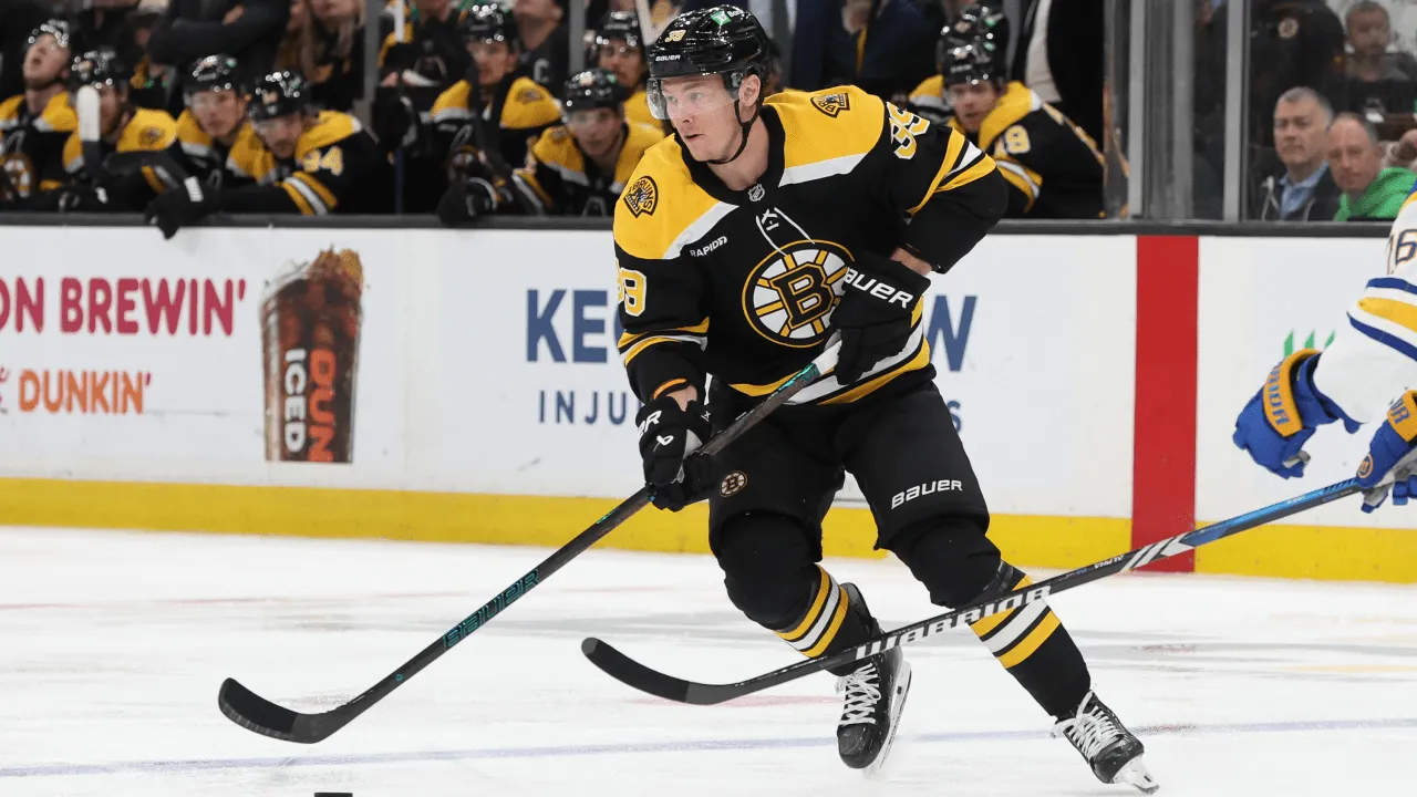 Bruins' focus shifts to Morgan Geekie's contract after coaching hire is out of the way