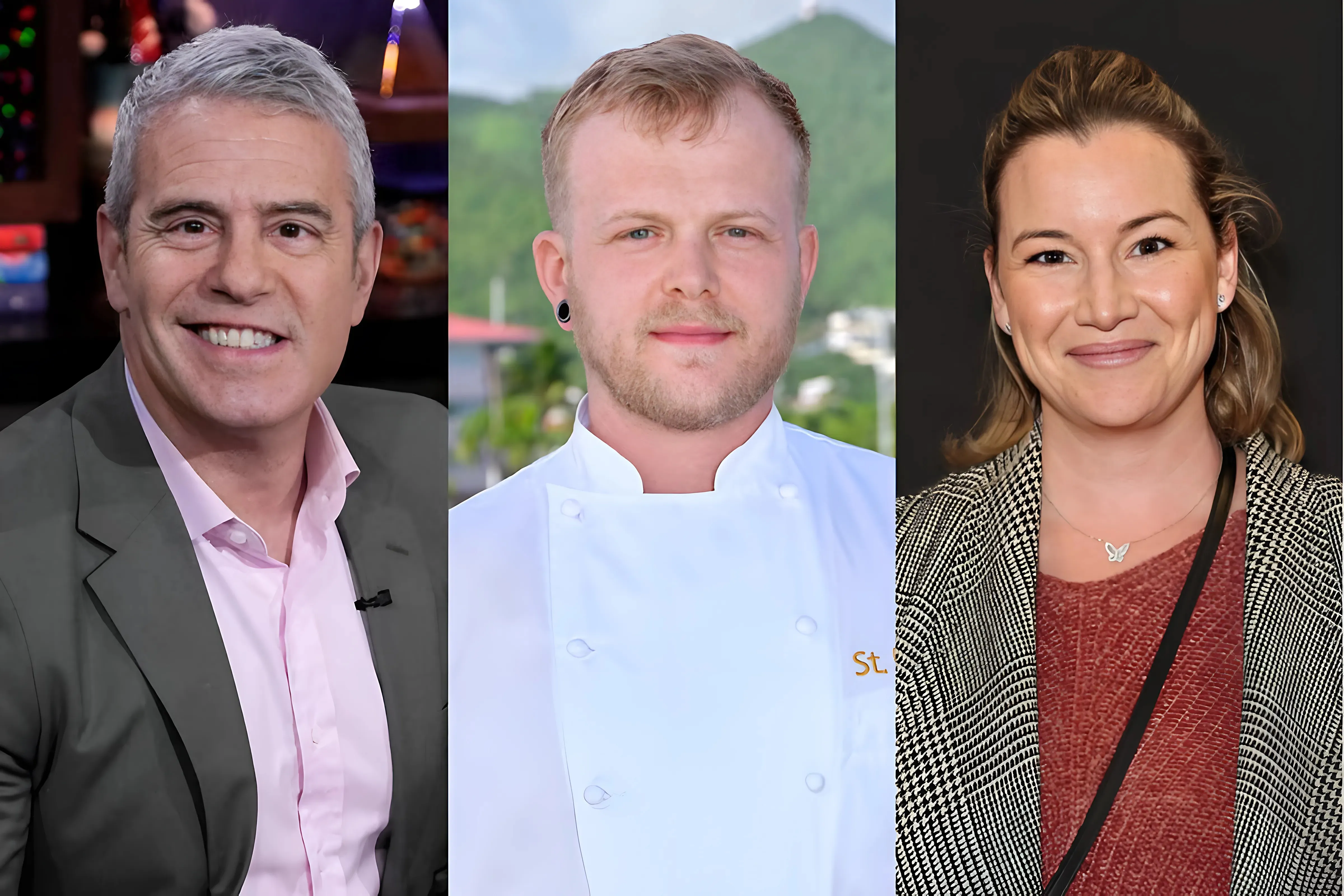 Andy Cohen and Hannah Ferrier Have Some Thoughts on Chef Lawrence on Below Deck Season 12