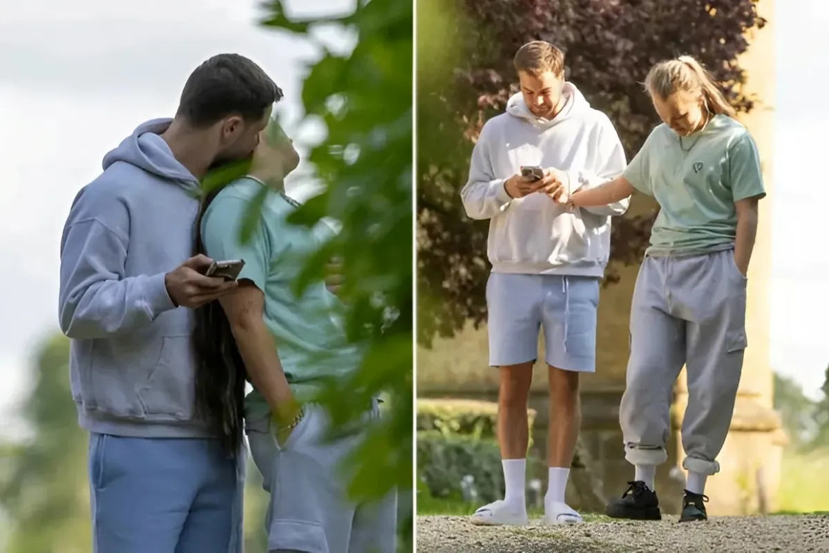 Chris Hughes kisses girlfriend JoJo Siwa’s neck on loved-up walk in the countryside ngocc
