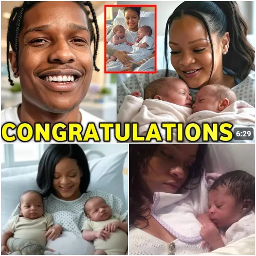 SO HAPPY: A$AP Rocky SO EMOTIONAL After Rihanna Just Gave Birth to Twins, a Boy and a Girl