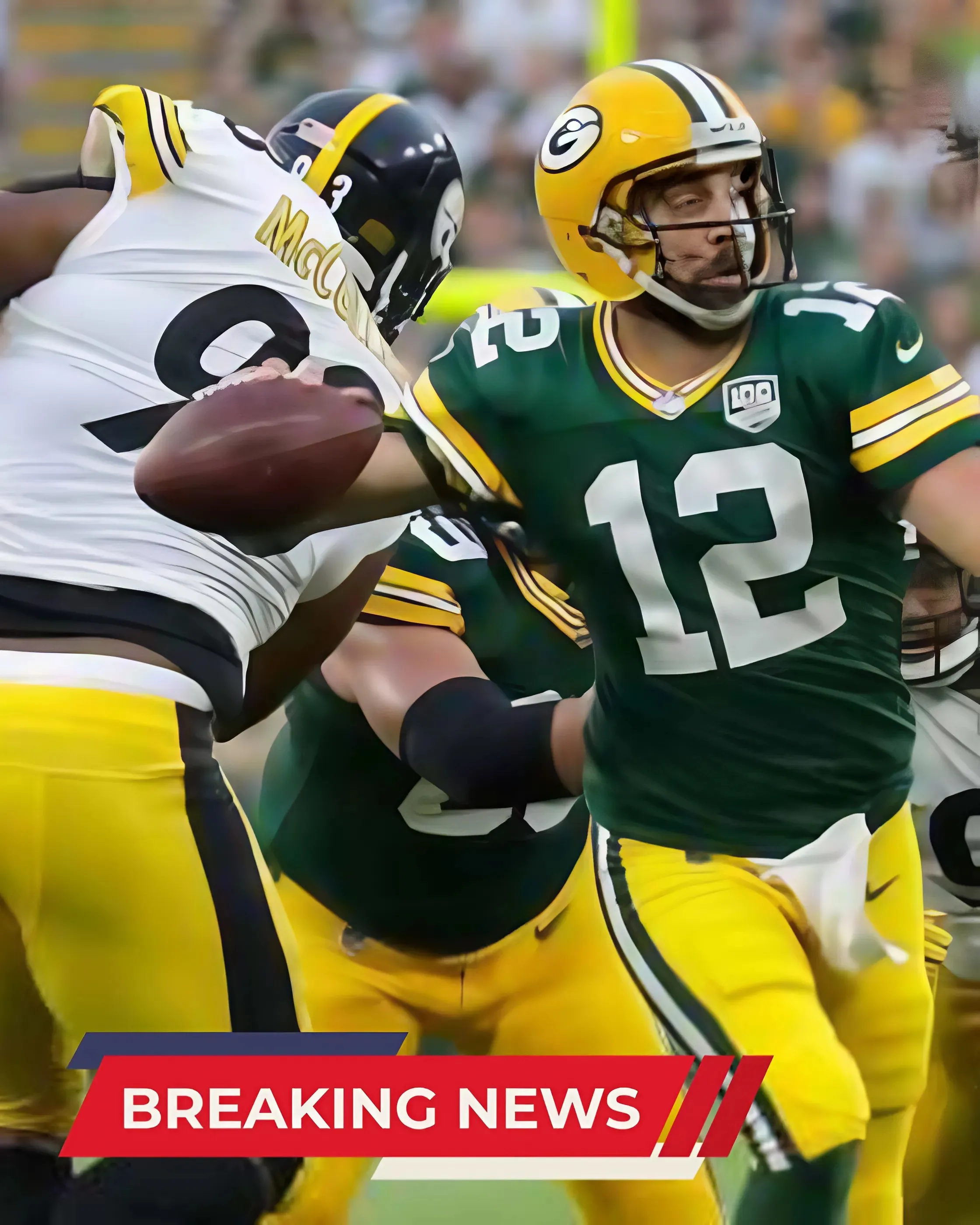 Former Steelers Quarterback Happy Rookie Passer Sitting Behind Aaron Rodgers