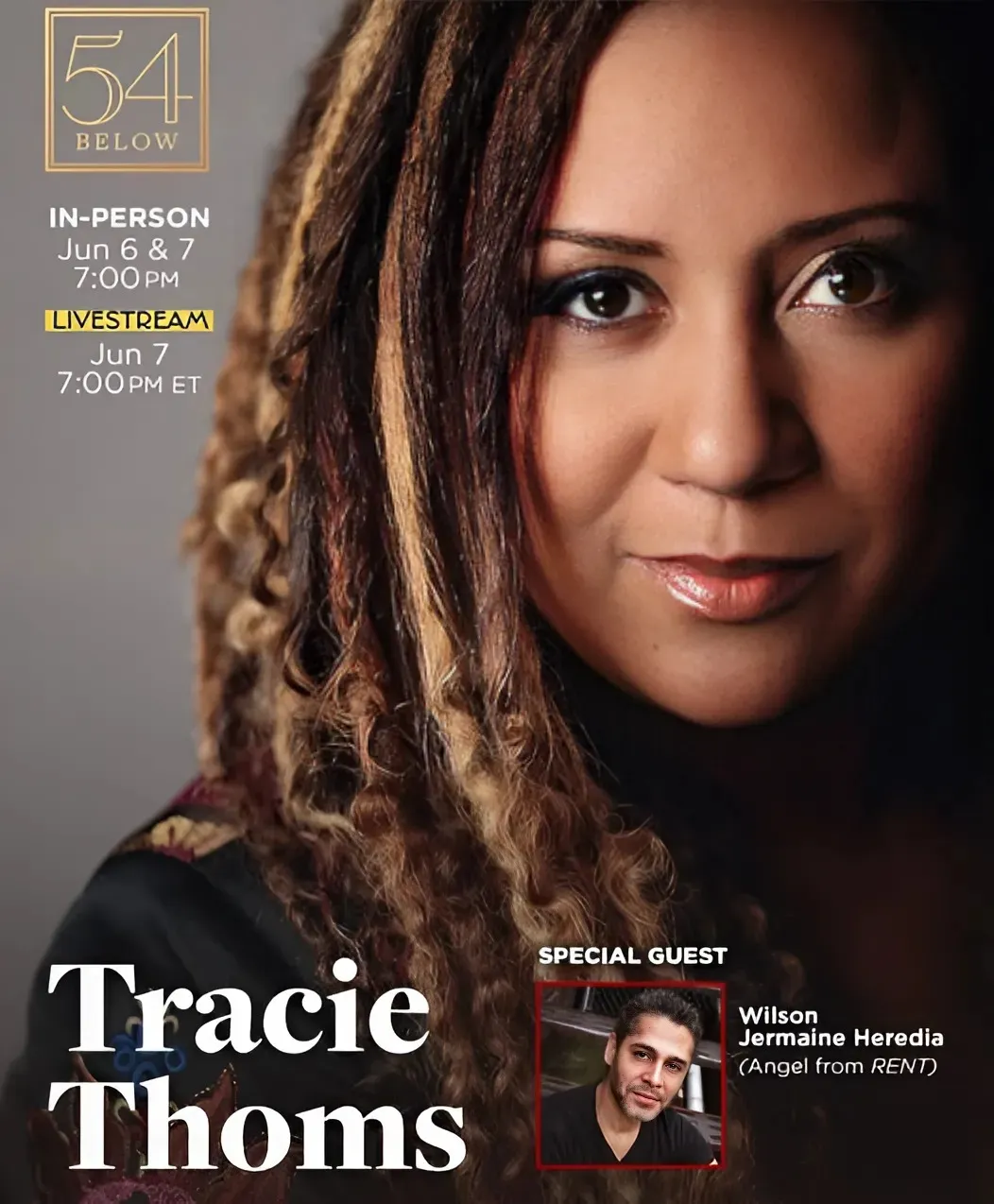 Tracie Thoms Returns to 54 Below With Soul-Stirring Performance Featuring Special Guest Wilson Jermaine Heredia