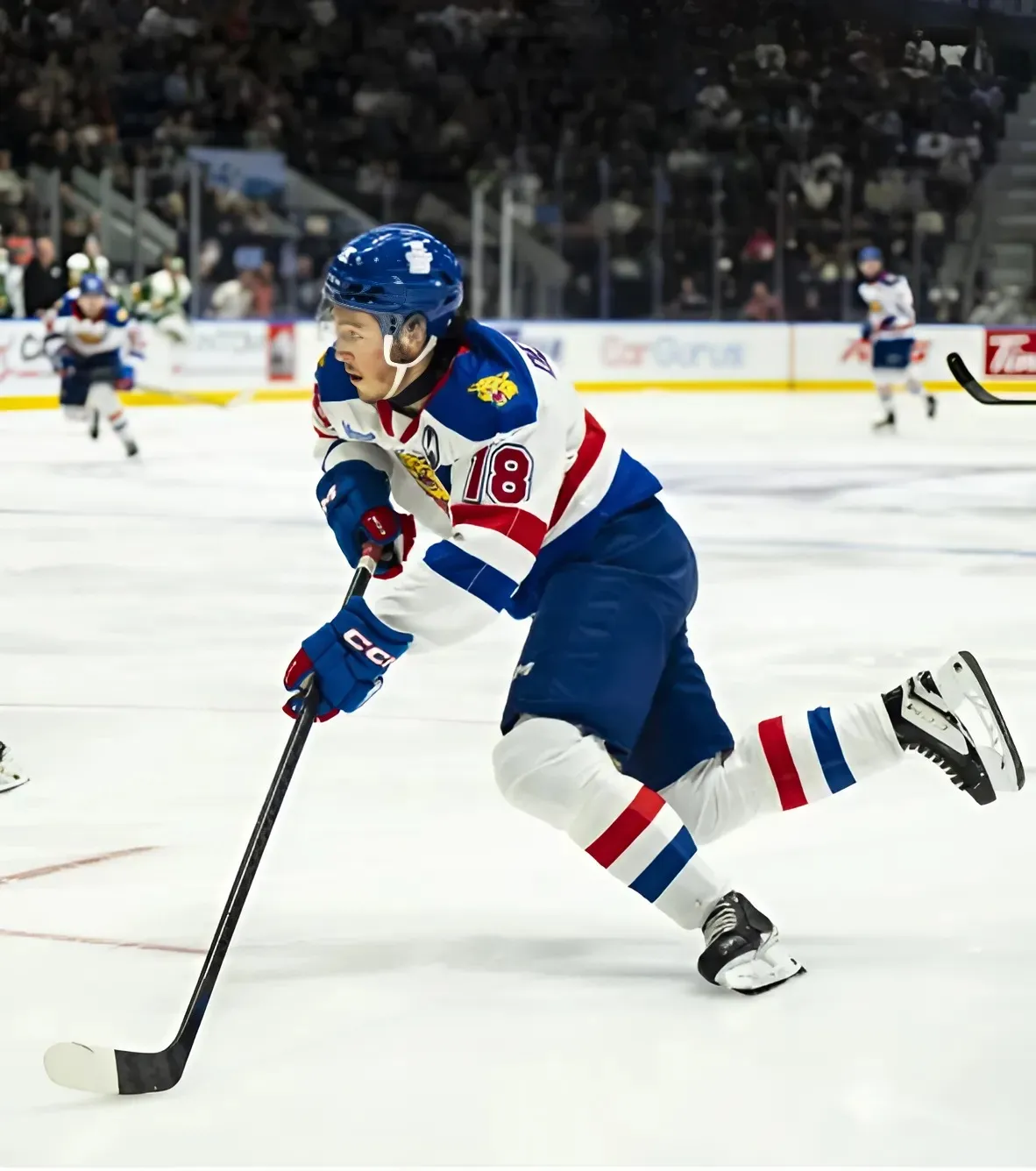 Possible Blackhawks draft pick Caleb Desnoyers offers consistency, charisma, defensive cleverness