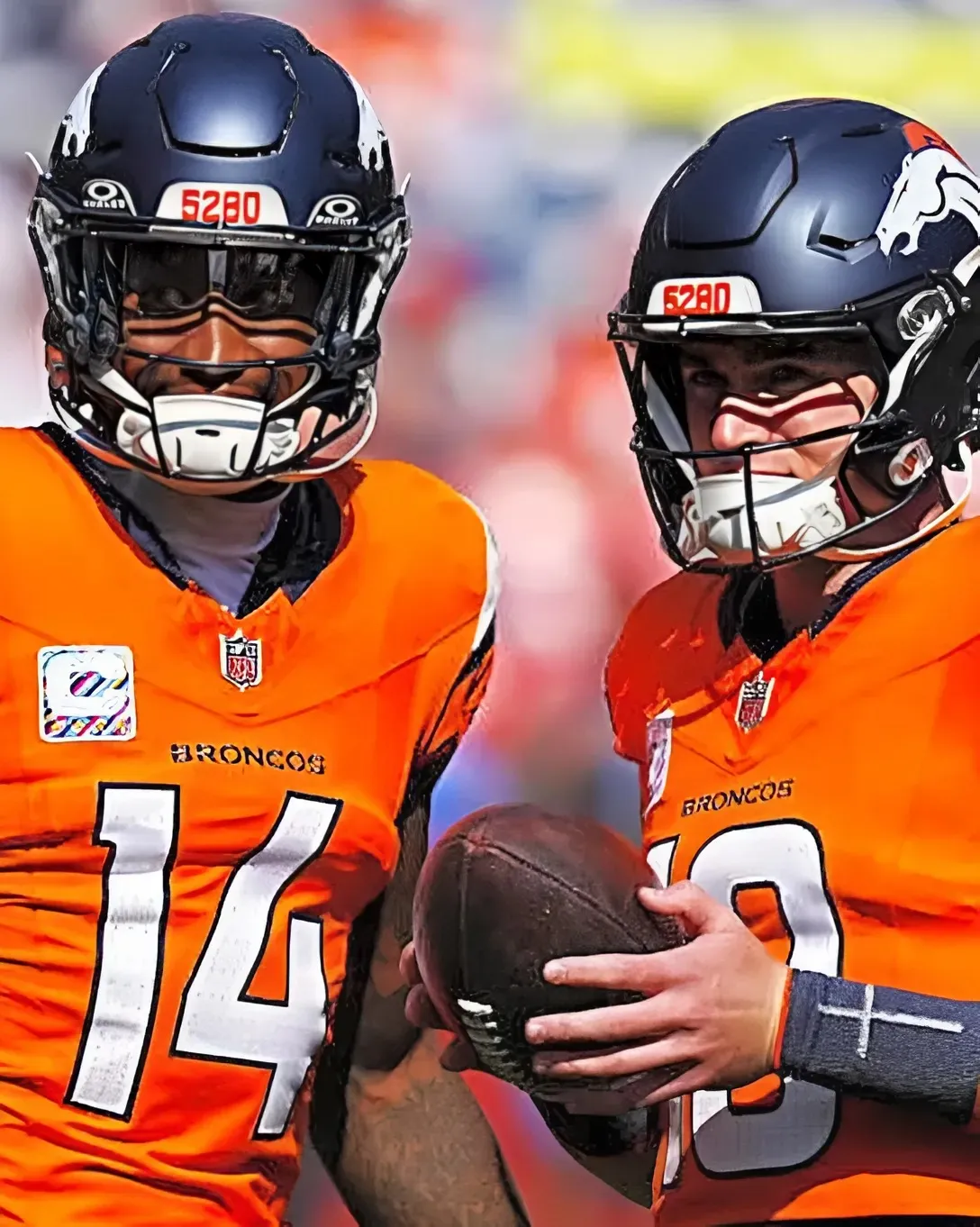 Broncos' QB/WR Duo Receives Curious Offseason Ranking via PFF