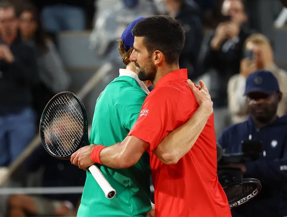 Sinner sinks Djokovic to set up final clash against Alcaraz at French Open