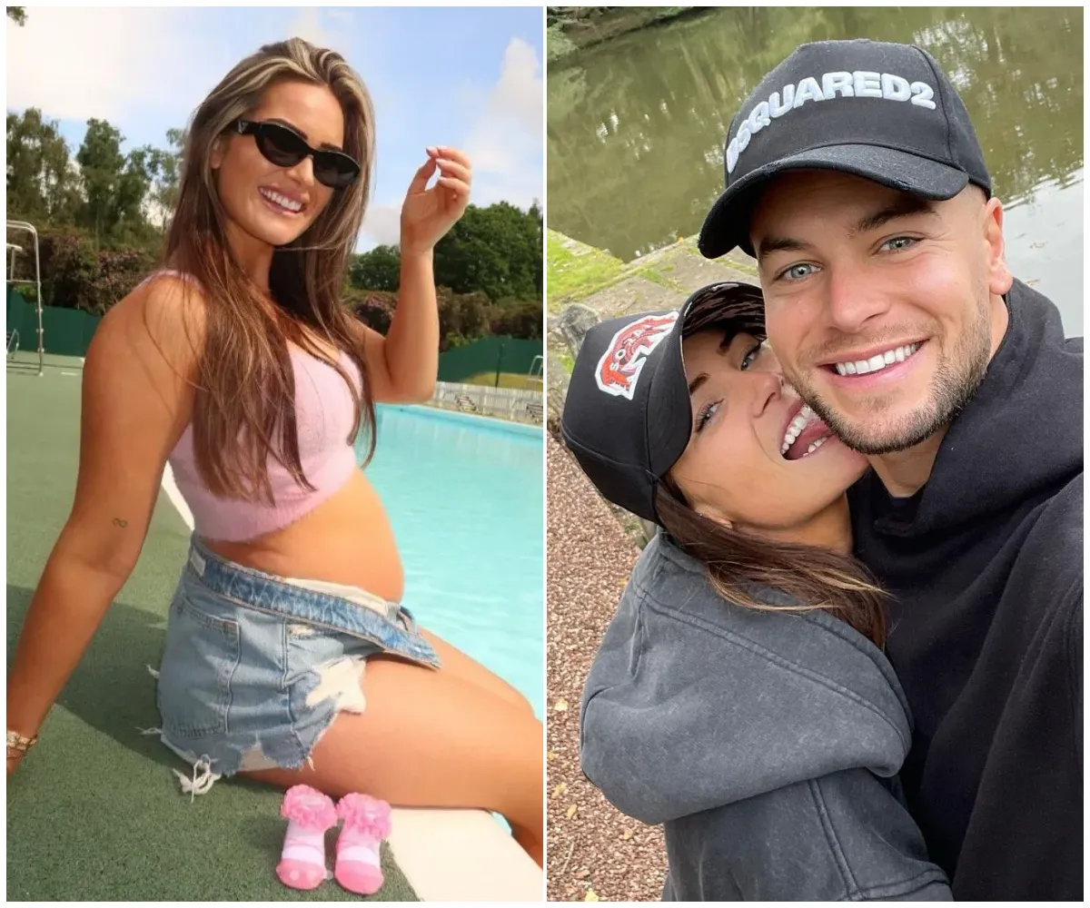 Baby news bombshell! Chris Hughes’ ex-girlfriend Annabel Dimmock reveals she’s PREGNANT in sweet Instagram post just as the Love Island star goes public with new romance with JoJo Siwa following their steamy Celebrity Big Brother bond - suong