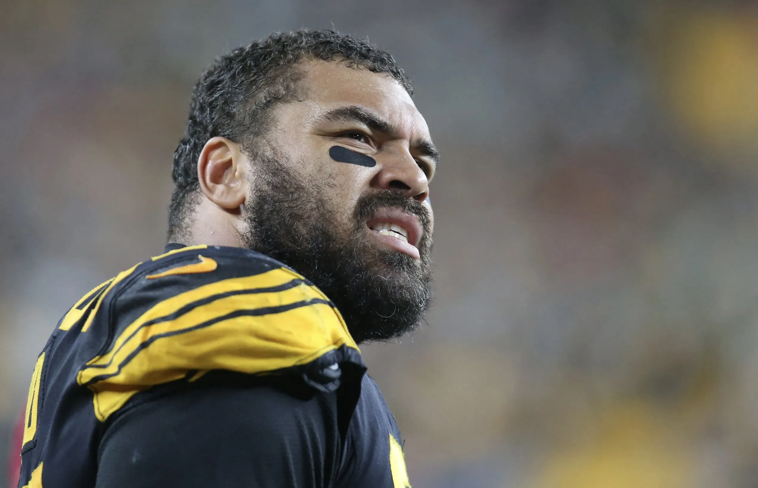 Steelers’ Cam Heyward slams fan for burning Fitzpatrick jersey over Rodgers deal