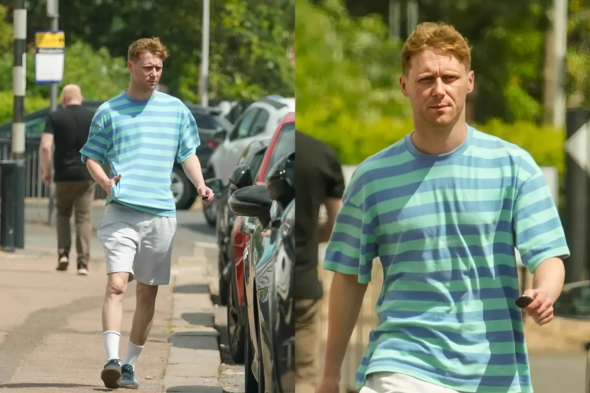 Exclusive: Jamie Borthwick looks downcast as he is seen for the first time since being suspended from EastEnders over disabled slur liennhi
