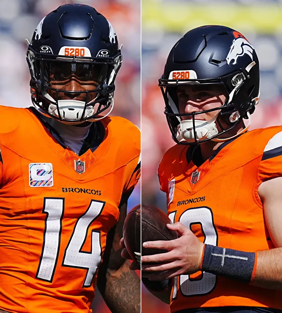 Broncos' QB/WR Duo Receives Curious Offseason Ranking via PFF