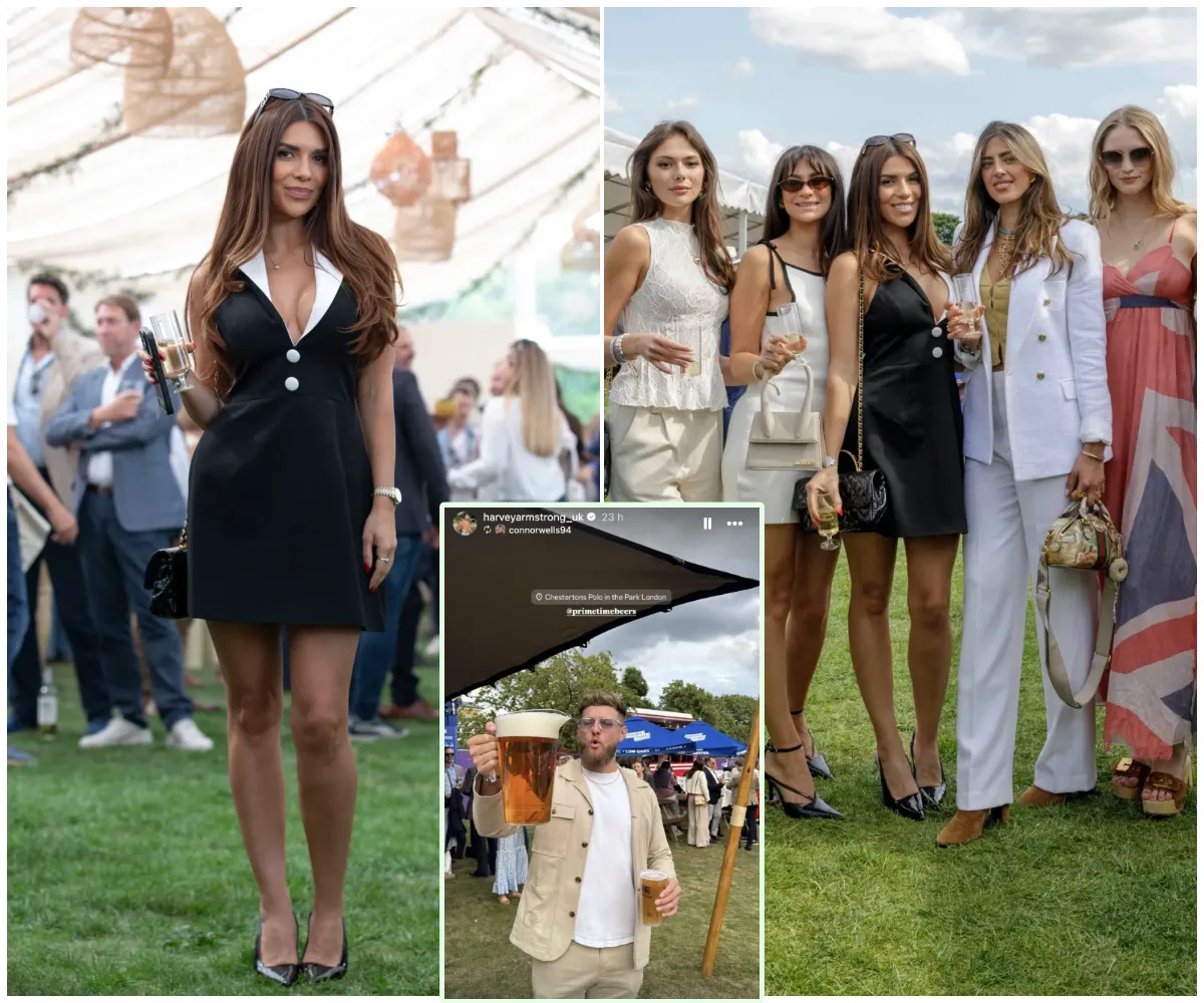 "Curtis who?" – Newly single Ekin-Su Cülcüloğlu stuns in daring black dress as she sips champagne with MIC stars at Polo in the Park, just weeks after shock split from Love Island ex - suong