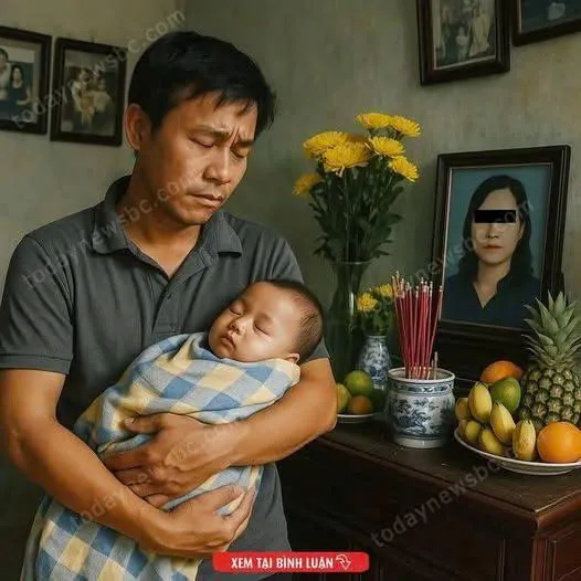 Vợ mấ;t 49 ngày, chồng bỗng nhận được cuộc gọi từ bệnh viện đến đón con, đến nơi thì h;ốt h;oảng…
