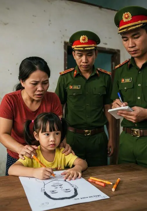 C/ô b:é cứ ngồi xuống là vẽ một người đàn ông l/ạ trong tranh suốt 1 tháng trời – đến hôm chuyển nhà, bà mẹ mới bẽ bàng nhận ra gương mặt đó