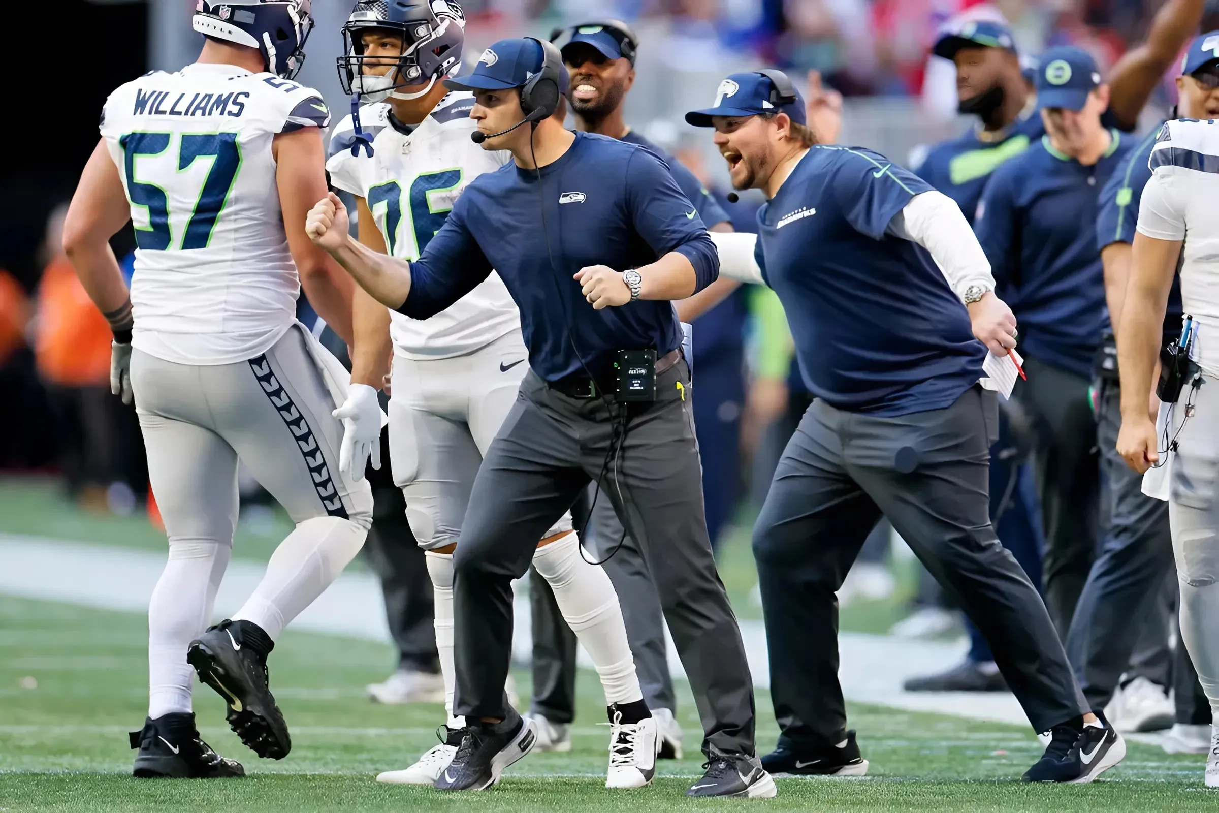 The Seahawks' 2025 rookie class is already making a strong first impression on head coach Mike MacDonald