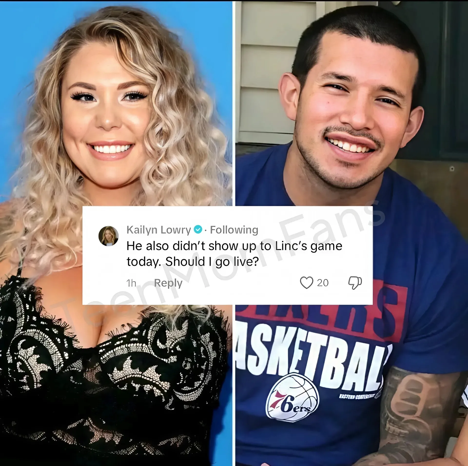 Kail putting Javi on blast for not showing up to Lincoln’s soccer game and mocking him for the IG he did spilling all her drama.