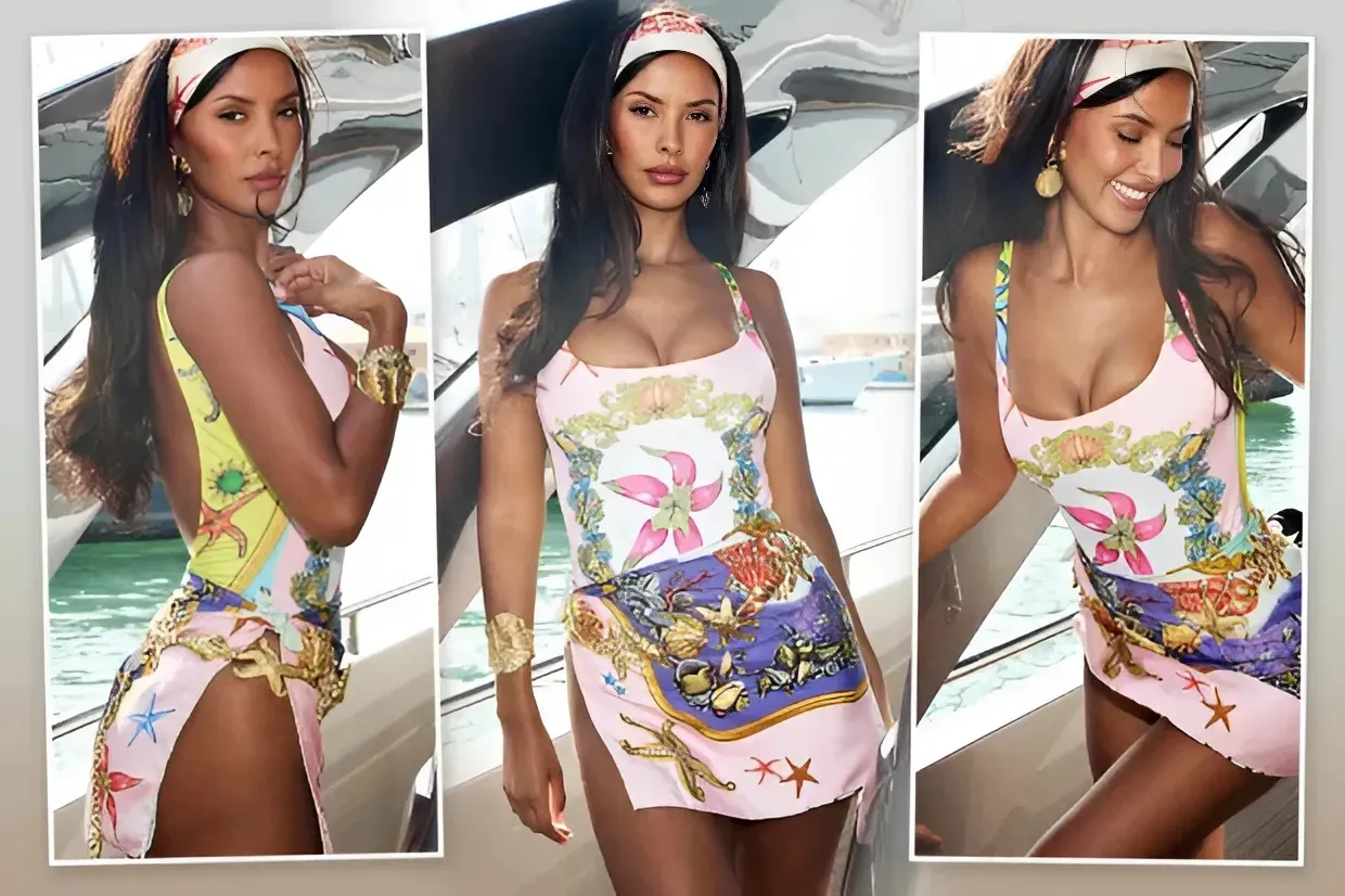 Maya Jama looks incredible in swimsuit as she makes Love Island entrance on a yacht